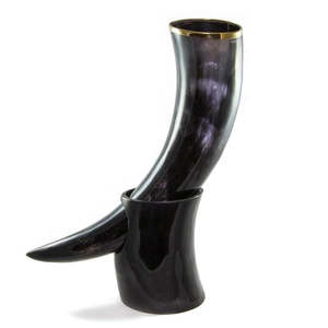 Zehra Industries Cor à boire Viking de haute qualité du fabricant indien fait à la main petit style américain poli pour servir de la bière - Product Image 6