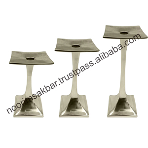 Candelabros de Metal de Lujo de Inspiración Nórdica 2026, Base de Cristal, Decoración para el Hogar, Navidad, Bodas, Eventos, Nuevo, Hecho de Aluminio - Product Image 2