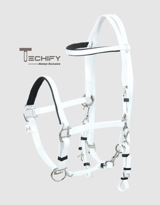 Juego de Brida de Cuero Azul Rey para Caballo con Pechopetral y Riendas Ajustables, Equipo Ecuestre Occidental - Product Image 3