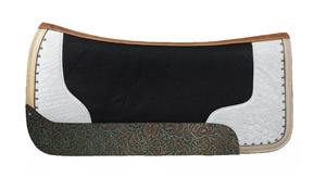 100% laine feutre Western profilé selle couverture confort optimal cheval équipement cuir travail équestre coussinets pour selle - Product Image 3