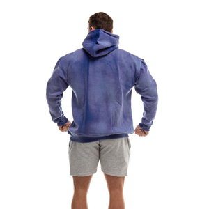 เสื้อฮู้ดออกกำลังกายแบบซิปสำหรับผู้ชายรุ่นใหม่ ผ้าทอหนานุ่ม สวมใส่สบาย เหมาะสำหรับฤดูหนาว ออกกำลังกาย วิ่ง มีกระเป๋า - Product Image 4