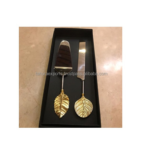 Juego de cubiertos de metal de acero inoxidable de bajo precio de diseño elegante, juego de cubiertos para ocasiones en varios tamaños hechos a mano - Product Image 5