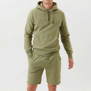 Ensemble décontracté deux pièces personnalisé pour hommes short de survêtement et short de survêtement en coton polaire respirant et short de survêtement imprimé ensemble assorti - Product Image 5