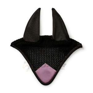 Couvre-oreilles de cheval lavable et respirant bonnet de mouche au crochet doux et léger fabriqué au Pakistan adapté à l'entraînement d'équitation - Product Image 1