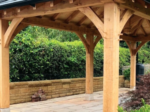 กรอบศาลาสวนไม้หนัก (KD) - Product Image 2