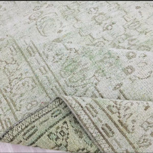 8x10 Vintage Oushak Hand Knotted <b>Rug</b> Colorful Area <b>Rug</b> for Bedroom <b>Kitchen</b> Kids Room Other Spaces - Product Image 2