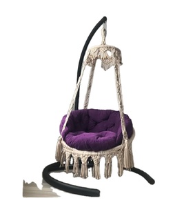 Indoor Home Decoration <b>Swing</b> Chair DYAED COTTON HANDMADE NATURAL Baby <b>Swing</b> Set Style Color Baby Bedside Sleeper - Product Image 2