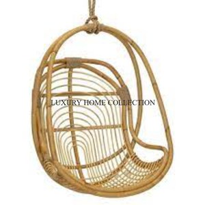 Trendy Rattan Material Swings for Home Gardens with Rust-resistant Coating and Stylish Design for a Cozy Outdoor Retreat - Product Image 1