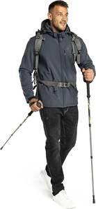 Chaqueta de lona para hombre de alta calidad, fabricada en fábrica profesional, impermeable, cortavientos, reversible, con capucha y cuello alto para invierno. - Product Image 4