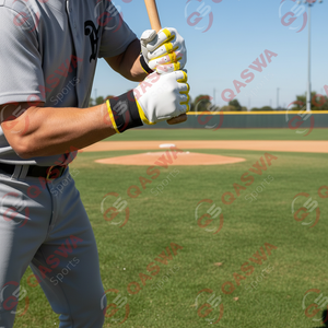 Wholesale Custom Logo Ambidextrous Batting Gloves Hook Loop Closure Durable Cabretta Leather 10 <b>Pairs</b> MOQ Softball Gear Private - Product Image 3