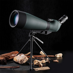 Télescope monoculaire haute puissance 25-75x100 avec prisme Porro à revêtement FMC pour l'observation des oiseaux et la visualisation de cibles en extérieur - Product Image 1