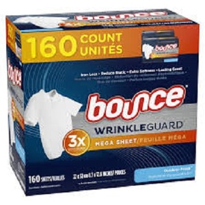 Hojas de secadora frescas para exteriores Bounce-320 unidades con la mejor fragancia Las mejores hojas de liberación de suavizante de tela de lavandería de la planta - Product Image 4