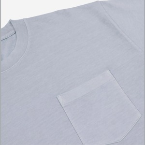 Camiseta de bolsillo lavada suave y cómoda para hombre, tela de lona de alta calidad de talla grande para ropa informal y uso diario - Product Image 3