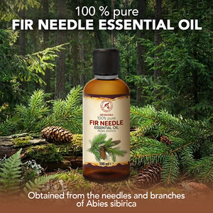 Aromatika Huile Essentielle de Feuilles de Sapin 100% Pure 100ml Distillée à la Vapeur Aroma de Conifères de Forêt Parfum d'Ambiance Maison - Product Image 1