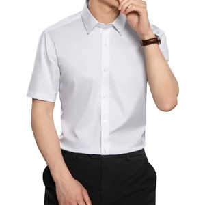 100% coton biologique respirant hommes chemises Design élégant en gros chemises habillées de haute qualité personnaliser chemises décontractées - Product Image 5