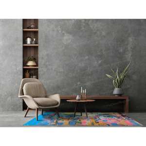 Alfombra Estampada Abstracta Colorida, Alfombra Moderna de Gran Tamaño, Regalo de Inauguración, Alfombra de Tapiz - Product Image 2