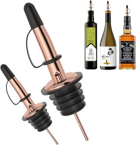 <span class=keywords><strong>Verseur</strong></span> en métal pour boire avec bouchons en caoutchouc pour cuisine de fête <span class=keywords><strong>Verseur</strong></span> de bouteille en acier inoxydable Bar Barman Accessoires Outils - Product Image 3