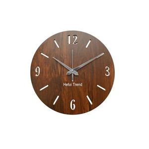 Modern Simple Design Round Shape Wooden Wall Clock Home Decoration Farmhouse Wall Clock Customize Size - Product Image 1