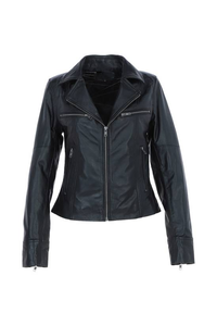 Veste de moto en cuir pour femme, nouvelle conception personnalisée, manches longues, couleurs personnalisées, fermeture éclair, tricot respirant - Product Image 3