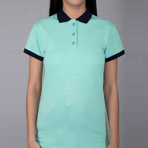 OEM Best-seller T-shirt polo pour femmes T-shirts polo de haute qualité pour dames avec motifs personnalisés et couleurs Chemise élégante - Product Image 4