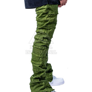 กางเกงทรงซ้อนสำหรับผู้ชายกางเกงซักได้สำหรับผู้ชายดีไซน์ใหม่ล่าสุดทำตามสั่ง - Product Image 3
