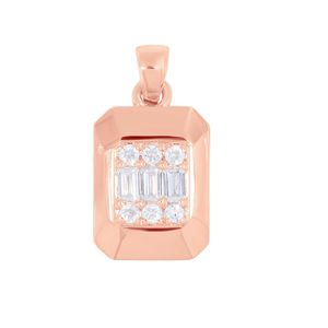 จี้เพชรทรงกลมสุดหรูสำหรับผู้หญิง - Product Image 3