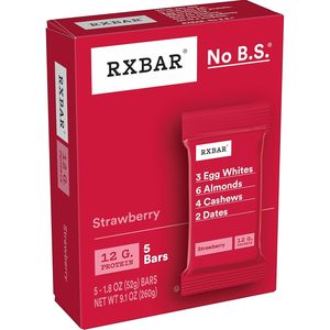 RXBAR Protein Bars, 12g Protein, Gluten Free Snacks, Strawberry (6 <b>Boxes</b>, 30 Bars) - Product Image 2
