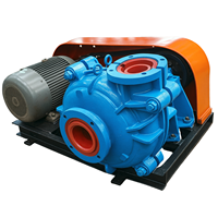 Pompe centrifuge à boue horizontale Minerco Chine haute pression 6/4D-MH pour traitement minier, connexion à bride, style français
