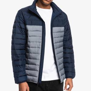 Chaqueta de mezclilla personalizable de talla grande para hombre, cuello levantado, nueva moda, prendas de vestir exteriores, servicio de suministro OEM, Material de poliéster hecho - Product Image 1