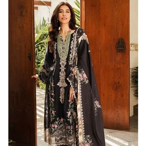 Tela de Vestido Neeta Creation, Reversible, de Secado Rápido, Reciclada, con Estampado Digital, de Algodón, Largo hasta la Rodilla, Corte Regular, para Bodas y Playa - Product Image 1