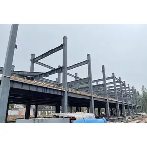 China Safety Customization Warehouse Shed Light Steel Structure Building Prefab Industrial Steel Frame Warehouse/Hangar/Workshop