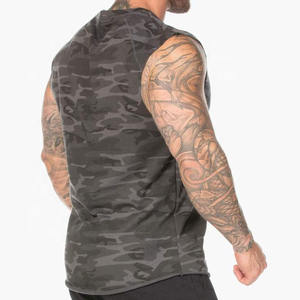 <b>Men's</b> <b>Slim</b> Fit Muscle <b>Vest</b> New Design Fitness Tank Tops with Badge Decoration Sports Mesh Sleeveless Singlets <b>for</b> Bodybuilding - Product Image 4