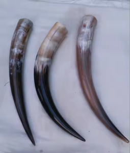 100% Cuerno vikingo natural para beber cerveza bebiendo cuerno de vaca hecho a mano por Artesanías de media luna - Product Image 2