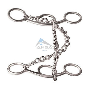 Professionals Choice Futurity Bit 5.5 "Embouchure torsadée de haute qualité Mèche d'entraînement de cheval Contrôle de la performance - Product Image 3