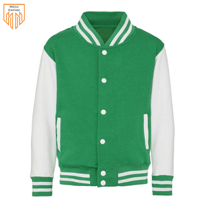 Vestes universitaires en coton pour enfants de haute qualité Vestes d'école de baseball professionnelles sur mesure avec col montant Produit le plus vendu - Product Image 1