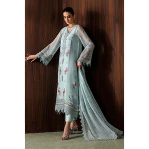 <b>Women's</b> Embroidered Chiffon <b>Suit</b> Set SF-4438 - Product Image 5