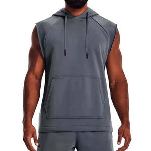 Hot Summer <b>Sleeveless</b> Gym <b>Hoodie</b> New High Quality <b>Sleeveless</b> Gym <b>Hoodie</b> Custom Logo <b>Sleeveless</b> Gym <b>Hoodie</b> - Product Image 6