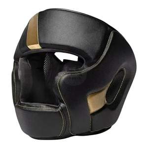 Casque de boxe léger orange haute visibilité, casque d'entraînement professionnel MMA, casque de sparring intégral, protection contre les chocs - Product Image 2