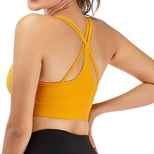 Sujetador deportivo para mujer con diseño de múltiples correas/Sujetador deportivo para mujer con diseño completo de última moda personalizado y ligero de tamaño adulto - Product Image 6