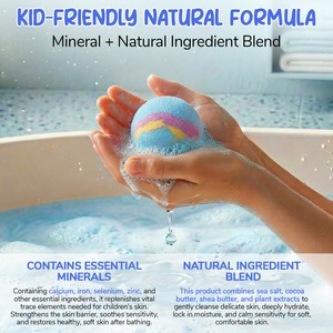 Set di 12 Bombe da Bagno Effervescenti OEM Magic Splash per Bambini, Esperienza Divertente nel Bagno - Product Image 4