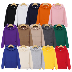 Nouveaux sweats à capuche unisexes personnalisés de haute qualité, sweats simples pour hommes en polyester 100% - Product Image 1