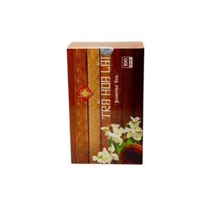 Jasmine <b>Tea</b> (Brown <b>Box</b>) Wholesale Good Taste Distinctive Flavour Used As a Gift ISO HACCP OEM/ODM Custom Packing Made in Vietnam - Product Image 3