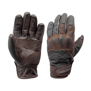 Guantes de Motocicleta de Cuero de Alta Calidad con Diseño Personalizado de Última Generación, Guantes de Carreras de Motocicleta de Cuero con Dedos Completos - Product Image 2