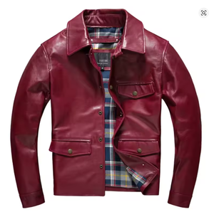 Nouveau modèle 2026 Veste en cuir pour homme et femme Nouvelle mode Veste en cuir pour homme Veste en cuir coupe-vent 2025 - Product Image 5