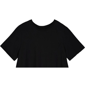 Nueva Camiseta Personalizada para Mujer, Cuello Redondo, Manga Corta, Lisa, Antiarrugas, Ecológica, de Felpa, con Bordado en Relieve - Product Image 4