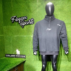 Invierno personalizado de gran tamaño liso 100% algodón en blanco 1/4 Zip Hoodies hombres pulóver Unisex a granel de talla grande sudaderas con capucha y sudaderas para hombres - Product Image 1