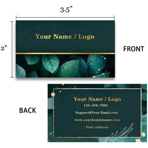 Elegancia a Medida: Diseñe sus Propias Tarjetas de Visita Personalizadas con Logotipo, Texto y Acabado en Relieve, Opciones de Cartón/Cartón Corrugado - Product Image 2