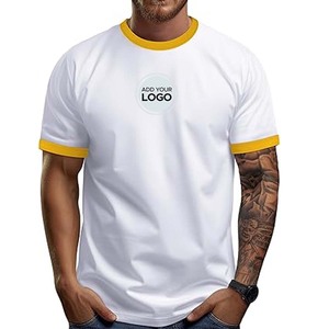 T-shirts Ringer 50/50 coton/polyester (Heathers) - Product Image 5