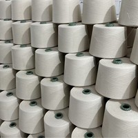 TC65/35 fil de coton polyester mélangé anneau à extrémité ouverte filature Vortex tissage tricot Ne 20/1 30/1 32/1 40/1 45/1 60/1 comptes