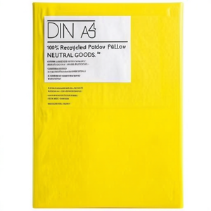 DIN A4 50mm <b>File</b> Folder 100% Recycled Paper in Yellow NEUTRAL GOODS - Product Image 2